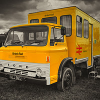 Buy canvas prints of The BR crew bus  by Rob Hawkins
