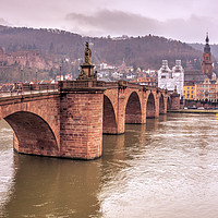 Buy canvas prints of Heidelberg Bridge  by Rob Hawkins