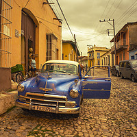 Buy canvas prints of Trinidad Chevy Blues  by Rob Hawkins