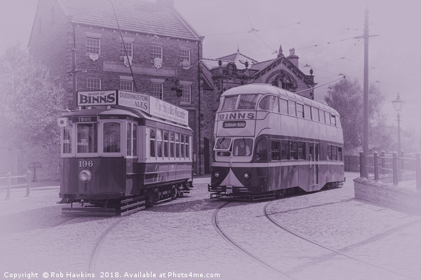 Classic Trams  Picture Board by Rob Hawkins