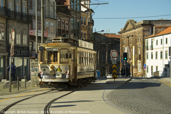 Porto Streetcar Picture Board by Rob Hawkins