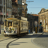 Buy canvas prints of Porto Streetcar by Rob Hawkins