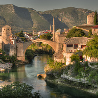 Buy canvas prints of The Old Bridge of Mostar  by Rob Hawkins