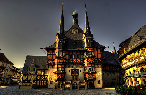 The Rathaus of Wernigerode Picture Board by Rob Hawkins