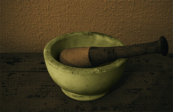 Pestle & Mortar Picture Board by Rob Hawkins