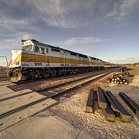 Buy canvas prints of Canyon Rail Twylight  by Rob Hawkins