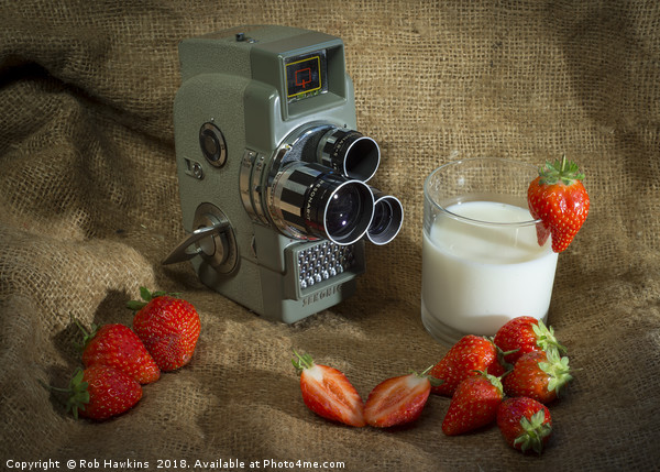 Sekonic and Strawberries  Picture Board by Rob Hawkins