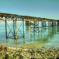 Buy canvas prints of Mumbles Pier by Rob Hawkins