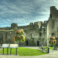 Buy canvas prints of Swansea Castle  by Rob Hawkins