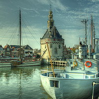 Buy canvas prints of Hoorn old Harbour  by Rob Hawkins