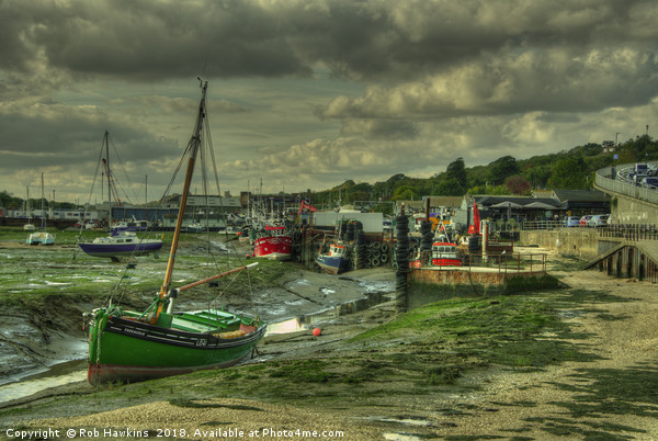 Boats at Leigh on sea  Picture Board by Rob Hawkins