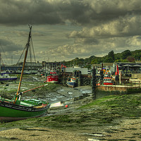 Buy canvas prints of Boats at Leigh on sea  by Rob Hawkins