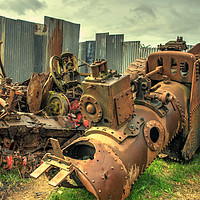 Buy canvas prints of Steam for Scrap  by Rob Hawkins