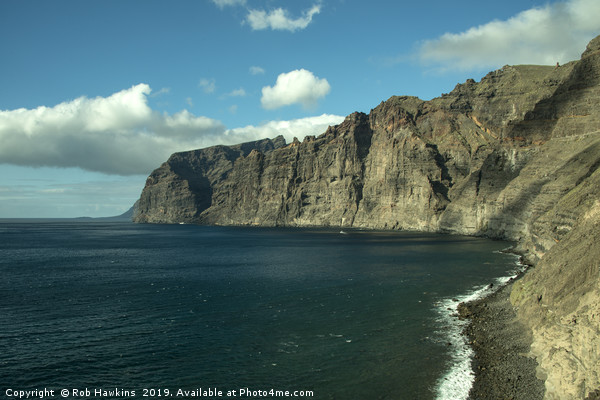 The Cliffs at Los Gigantes  Picture Board by Rob Hawkins
