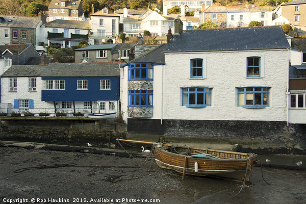 Polperro Cottages Picture Board by Rob Hawkins