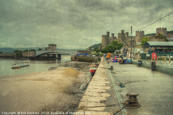 Conwy Castle  Picture Board by Rob Hawkins