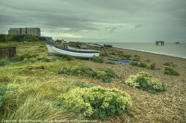 Sizewell Beach Picture Board by Rob Hawkins