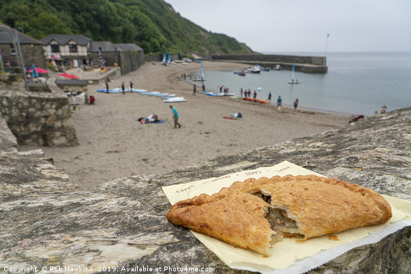 Polkerris Pasty Picture Board by Rob Hawkins