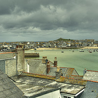 Buy canvas prints of St Ives Skyline by Rob Hawkins