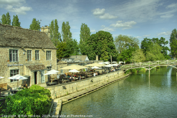 Trout Inn at Wolvercote Picture Board by Rob Hawkins