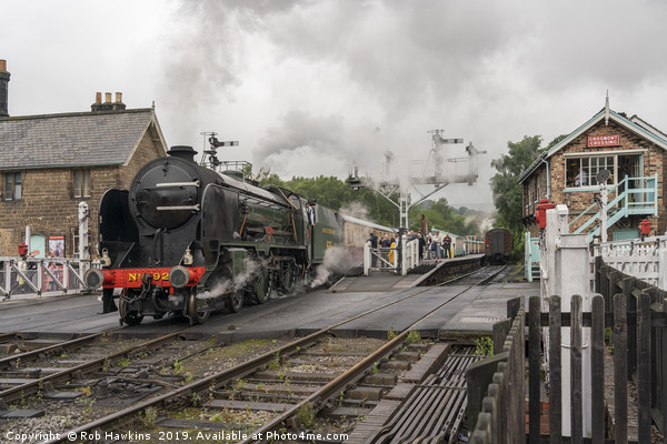 Repton at Grosmont Picture Board by Rob Hawkins