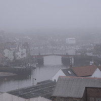 Buy canvas prints of Whitby Mist  by Rob Hawkins