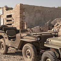 Buy canvas prints of Chez Jeeps  by Rob Hawkins