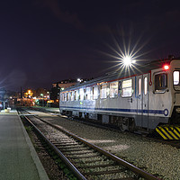 Buy canvas prints of Split Station by night  by Rob Hawkins