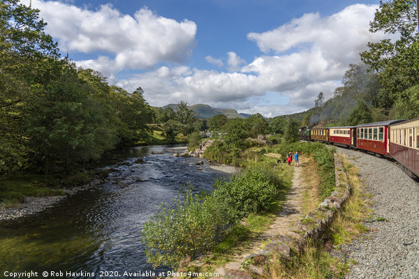 Steaming the Aberglaslyn Pass Picture Board by Rob Hawkins