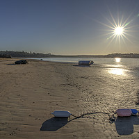 Buy canvas prints of Instow Beach Sunshine by Rob Hawkins