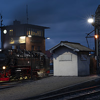 Buy canvas prints of Wernigerode Night Steam  by Rob Hawkins
