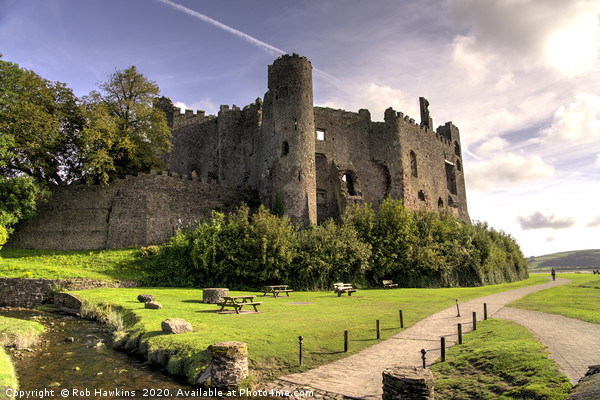 Laugharne Castle  Picture Board by Rob Hawkins