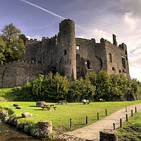 Buy canvas prints of Laugharne Castle  by Rob Hawkins