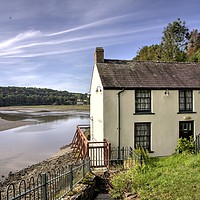 Buy canvas prints of Dylan Thomas's Boathouse by Rob Hawkins
