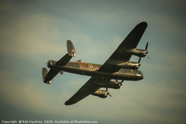 Flight of the Lancaster  Picture Board by Rob Hawkins