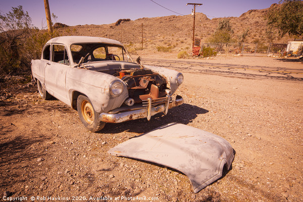 Auto Abandoned  Picture Board by Rob Hawkins