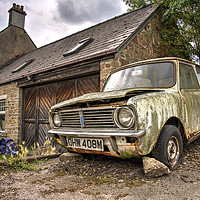 Buy canvas prints of Distressed Clubman by Rob Hawkins