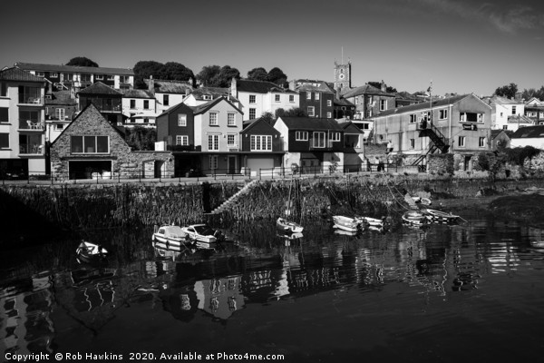 Falmouth Mono Reflections Picture Board by Rob Hawkins