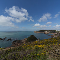 Buy canvas prints of Jersey Seascape by Rob Hawkins