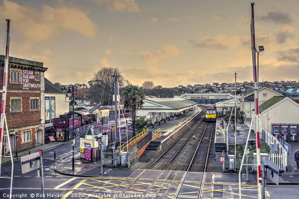 Paignton Station Picture Board by Rob Hawkins
