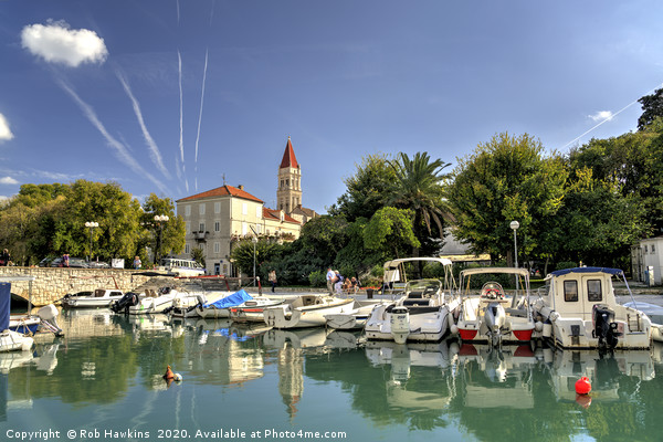 Trogir Reflected Picture Board by Rob Hawkins