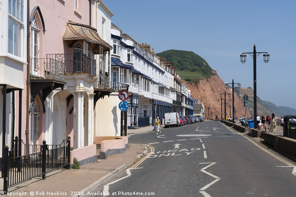 Sidmouth Esplanade Picture Board by Rob Hawkins