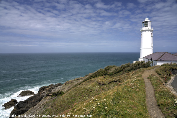 Trevose Head Lighthouse Picture Board by Rob Hawkins