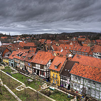 Buy canvas prints of Quedlinburg Rooftops by Rob Hawkins