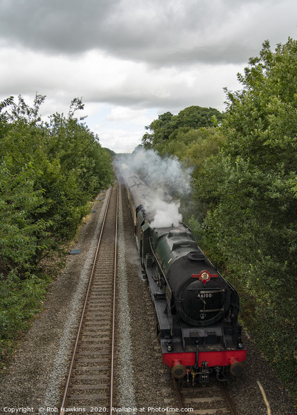 Royal Scot at Willand  Picture Board by Rob Hawkins