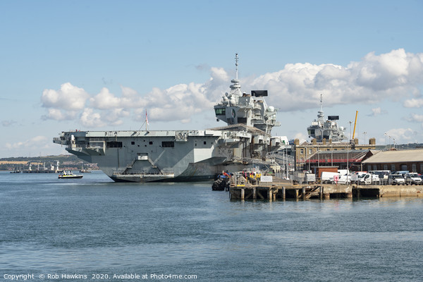 Pompey aircraft carriers  Picture Board by Rob Hawkins