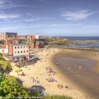 Buy canvas prints of Cullercoats Bay by Rob Hawkins