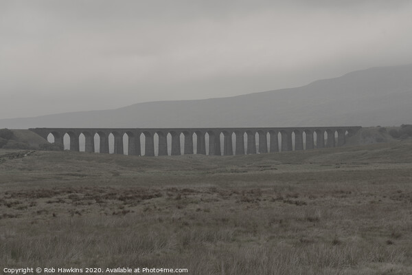 Ribblehead Atmosphere Picture Board by Rob Hawkins