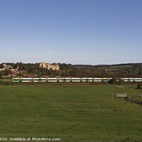 Buy canvas prints of Arundel Castle Trainscape by Rob Hawkins