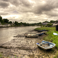 Buy canvas prints of Lerryn River Boats by Rob Hawkins